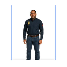 Load image into Gallery viewer, Proactive FR Pullover Henley Shirt -NAVY