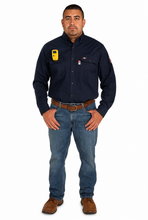 Load image into Gallery viewer, Men’s FR Work Shirt – Navy
