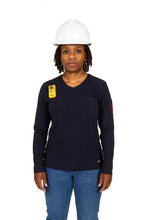 Load image into Gallery viewer, Women’s FR Crew Top -NAVY