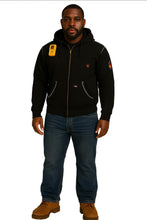 Load image into Gallery viewer, Proactive FR Zipper Front Hoodie -BLACK
