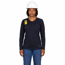 Load image into Gallery viewer, Women’s FR Crew Neck -NAVY
