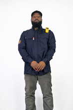 Load image into Gallery viewer, Proactive FR Solid Work Shirt -NAVY
