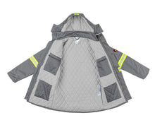 Load image into Gallery viewer, Proactive FR Flame Resistant Hi Visability Insulated Parka Jacket -GRAY
