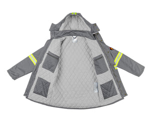 Proactive FR Flame Resistant Hi Visability Insulated Parka Jacket -GRAY