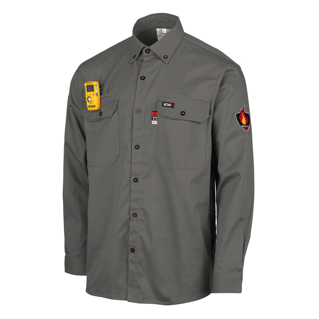 Proactive FR Solid Work Shirt -GRAY