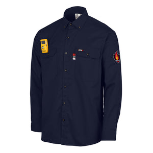 Proactive FR Solid Work Shirt -NAVY
