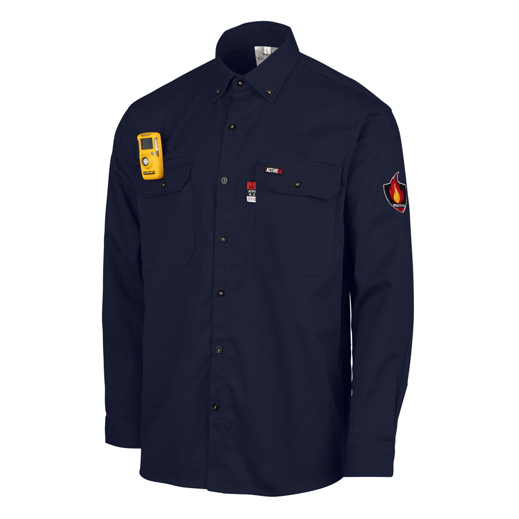 Proactive FR Solid Work Shirt -NAVY