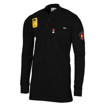 Load image into Gallery viewer, Proactive FR Pullover Henley Shirt -BLACK
